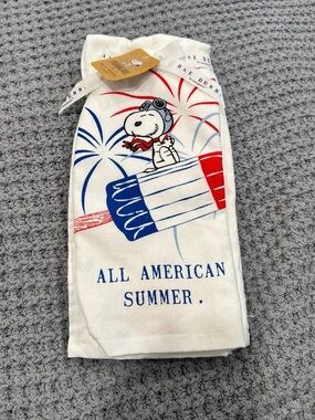 Peanuts x Rae Dunn Snoopy All American Summer Dish Towels (Set of 2)